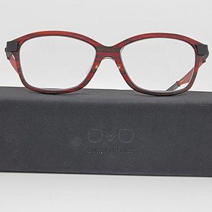 OVVO Optics Mod 3048 Redheart Wood Eyeglasses Frame w/ Case EU 53-17-135
